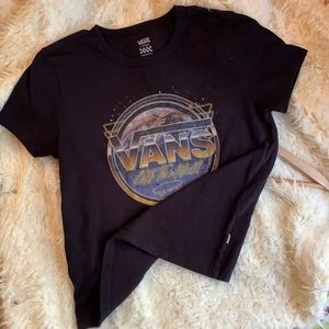 Vans Ladies Black Short Sleeve Tee